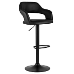 Барный стул черного цвета Strohach варинант исполнения - 1 | Loft Concept в Москве