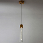 Подвесной светильник золото Sparkling Bubbles Tube Gold Hanging Lamp варинант исполнения - 3 | Loft Concept в Москве