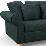 Мебельная ткань Шенилл темно-зеленый цвет 138 см T4-39 варинант исполнения - 5 | Loft Concept в Москве