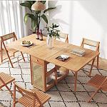 Обеденный стол раскладной из дерева Astiс Table варинант исполнения - 3 | Loft Concept в Москве