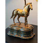 Настольная лампа из фарфора Лошадь Frodi варинант исполнения - 3 | Loft Concept в Москве