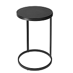 Кофейный столик круглый чёрный Compact Loft варинант исполнения - 2 | Loft Concept в Москве