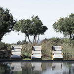 Дизайнерское кресло-шезлонг из массива дерева Gio Ponti D.150.5 Сhaise Longue варинант исполнения - 4 | Loft Concept в Москве