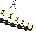 Люстра овальная с круглыми светодиодными источниками света Maxine Light варинант исполнения - 13 | Loft Concept в Москве