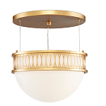 Подвесной светильник с фактурным золотым каркасом Exceptional Classic Design варинант исполнения - 3 | Loft Concept в Москве