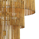 Люстра трёхъярусная золотого цвета Metal Tentacles варинант исполнения - 2 | Loft Concept в Москве