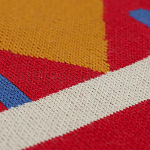 Плед хлопковый по мотивам чувашских орнаментов Ural and Siberian Patterns варинант исполнения - 4 | Loft Concept в Москве