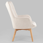 Белое кресло на ножках из массива CORDELIA варинант исполнения - 2 | Loft Concept в Москве