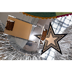 Дизайнерский ковер в виде звезды Poltronova Tappeto Stellina  Navy Blue Grey Rug варинант исполнения - 3 | Loft Concept в Москве