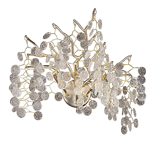 Бра с ветвистым золотым каркасом Ramification