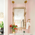 Зеркало в золотой раме Arched Mirror варинант исполнения - 1 | Loft Concept в Москве