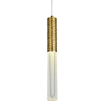 Подвесной светильник латунь Dew Drops Tube Brass Hanging Lamp варинант исполнения - 1 | Loft Concept в Москве