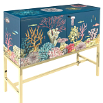 Буфет ручная роспись в морском стиле Cabinet Fondo Marino  варинант исполнения - 1 | Loft Concept в Москве