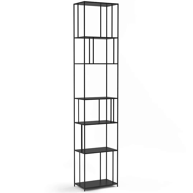     Menzie High Metal Rack Black    | Loft Concept 