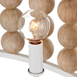 Люстра в форме цилиндра с вставками из деревянных бусин Wooden Beads варинант исполнения - 4 | Loft Concept в Москве