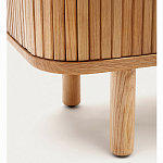 Буфет из ясеневого шпона с открытыми полками и 2-мя раздвижными дверями Toinette варинант исполнения - 4 | Loft Concept в Москве