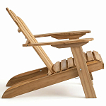 Уличное кресло из массива акации Adirondack Wooden Chair Natural варинант исполнения - 4 | Loft Concept в Москве