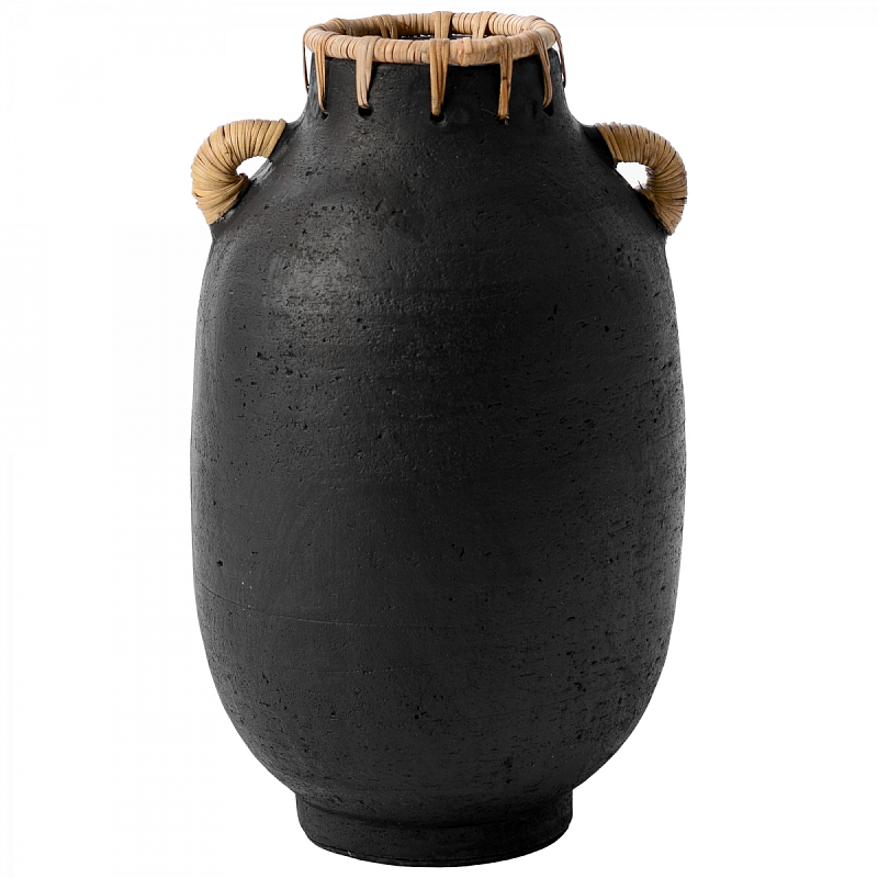 Vase Ceramic & Rattan    | Loft Concept 