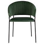 Стул в велюре зеленого цвета Horizon варинант исполнения - 2 | Loft Concept в Москве