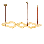 Люстра подвесная с фигурным светодиодным плафоном Calcite Figural Light варинант исполнения - 3 | Loft Concept в Москве