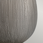 Настольная лампа с белым цилиндрическим абажуром и серебристым овальным основанием Quintiesse варинант исполнения - 4 | Loft Concept в Москве