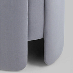 Пуф Alice Poof Grey Серый велюр варинант исполнения - 3 | Loft Concept в Москве