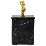 Мраморная шкатулка с бюстом из металла KELLY WEARSTLER варинант исполнения - 3 | Loft Concept в Москве