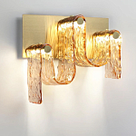 Бра волнистой формы из фактурного стекла Big Wave варинант исполнения - 6 | Loft Concept в Москве