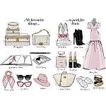 Megan Hess Paris: Through a Fashion Eye варинант исполнения - 3 | Loft Concept в Москве