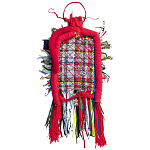 Настенный ковер разноцветный из одежды Heart варинант исполнения - 1 | Loft Concept в Москве