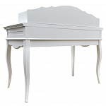 Стол-бюро белого цвета из массива бука с 4-мя ящиками White Provence варинант исполнения - 4 | Loft Concept в Москве