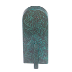 Часы погон ВС подарочные настольные из натурального камня Змеевик Military Clock варинант исполнения - 6 | Loft Concept в Москве