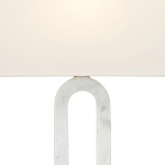 Настольная лампа на арочном корпусе с прямоугольным абажуром One Piece Support варинант исполнения - 1 | Loft Concept в Москве