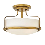 Потолочный светильник с круглым матовым белым плафоном Hinkley варинант исполнения - 5 | Loft Concept в Москве