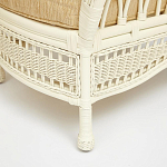 Комплект уличной мебели из ротанга Clara белый варинант исполнения - 6 | Loft Concept в Москве