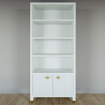 Книжный Стеллаж Elsa Dreams White с задней стенкой варинант исполнения - 5 | Loft Concept в Москве