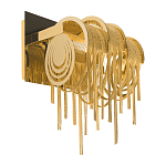 Бра с перфорированными металлическими дугами и цепочками 22 см Atlantis Chain варинант исполнения - 1 | Loft Concept в Москве