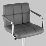 Барный стул с подлокотниками Honory Grey варинант исполнения - 7 | Loft Concept в Москве