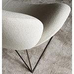 Дизайнерский двухместный диван Gio Ponti D.157.6  - DUE FOGLIE Sofa варинант исполнения - 3 | Loft Concept в Москве