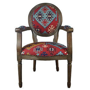 Кресло Gustavian Armchair Kelim Pattern