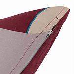 Подушка декоративная хлопковая с абстрактным принтом Elysian Flow Terra варинант исполнения - 4 | Loft Concept в Москве