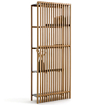 Стеллаж из дерева и метала Furniture Gutter and Lattice Rack варинант исполнения - 3 | Loft Concept в Москве