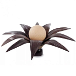 Настольная лампа черная INDONESIAN LAMPS варинант исполнения - 1 | Loft Concept в Москве