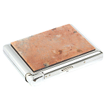 Портсигар с газовой зажигалкой из натурального камня Пегматит Stone Cigarettes Cases варинант исполнения - 4 | Loft Concept в Москве