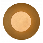 Бра круглое с плафоном из натурального камня на латунном основании Cryptocrystalline Stone варинант исполнения - 2 | Loft Concept в Москве