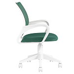 Офисное кресло с основанием из белого пластика Desk chairs Green варинант исполнения - 3 | Loft Concept в Москве