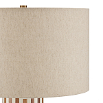 Настольная лампа с узором вдоль колоннообразного основания Brick Surface варинант исполнения - 2 | Loft Concept в Москве