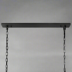 Люстра с черным каркасом и абажуром из прямоугольных мраморных панелей Calling to Shine варинант исполнения - 1 | Loft Concept в Москве