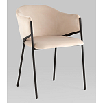 Стул Brace велюр молочный варинант исполнения - 1 | Loft Concept в Москве