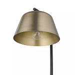 Торшер на изогнутом основании в сочетании черного и золотистого цвета Stable Base варинант исполнения - 3 | Loft Concept в Москве